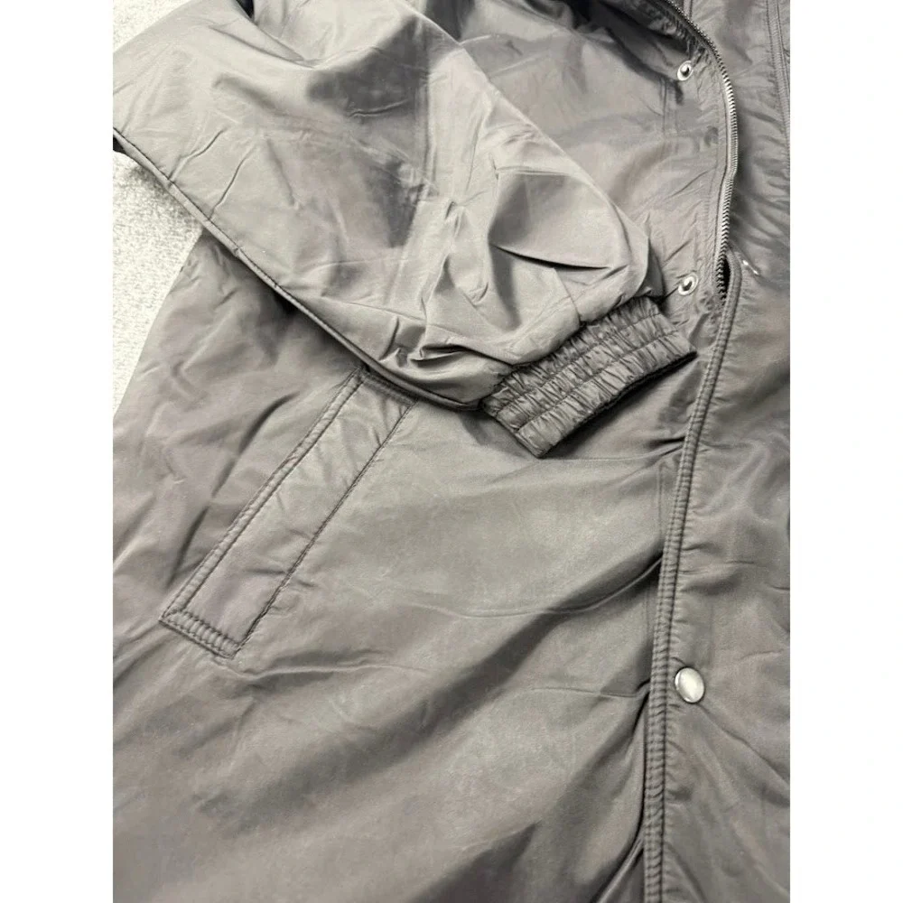 Vintage Illusion Black Reversible Waterproof Hooded Jacket Men's Size‎ XXL NEW
